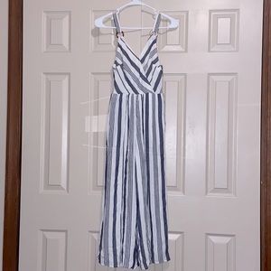 American Eagle Striped Jumpsuit